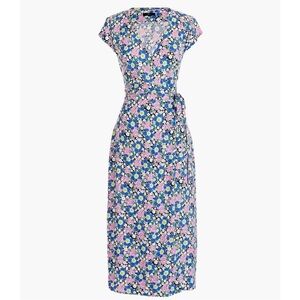 NWOT J Crew Fabrizia Floral Wrap Dress
